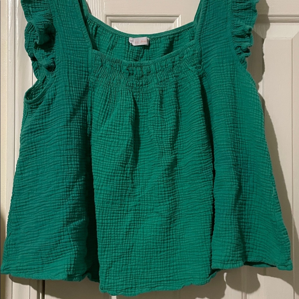 Ces Femme Green Crop Top